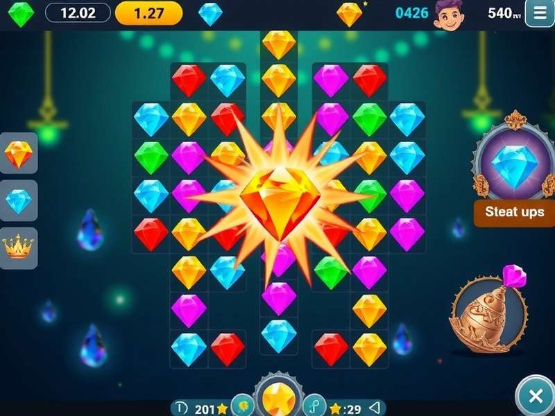 Diamond Dash Elite power-ups and special items display